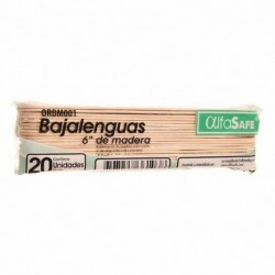 Bajalenguas x 20 unidades